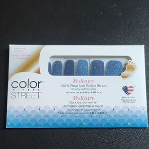 Color Street Sparkling Teenie Weenie Santorini Pedicure Strips